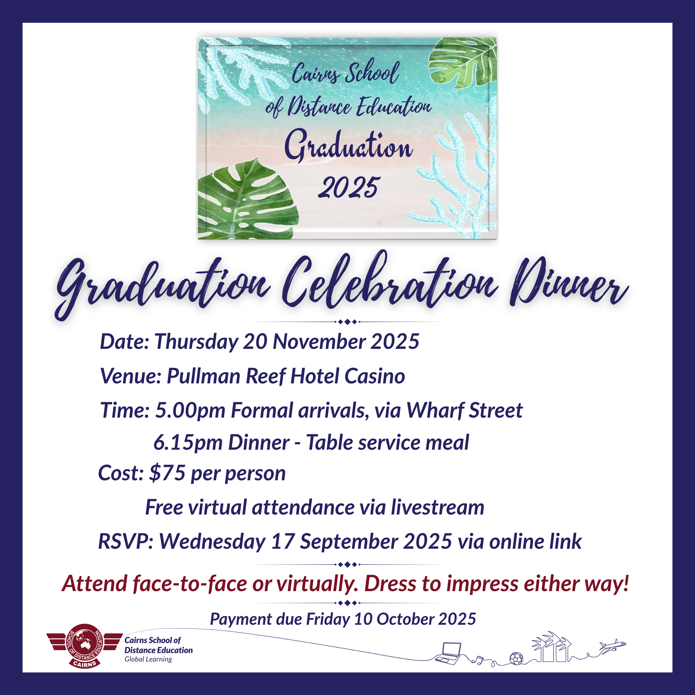 2025 Year 12 Graduation Dinner invite_approved (Facebook Post (Square)).png